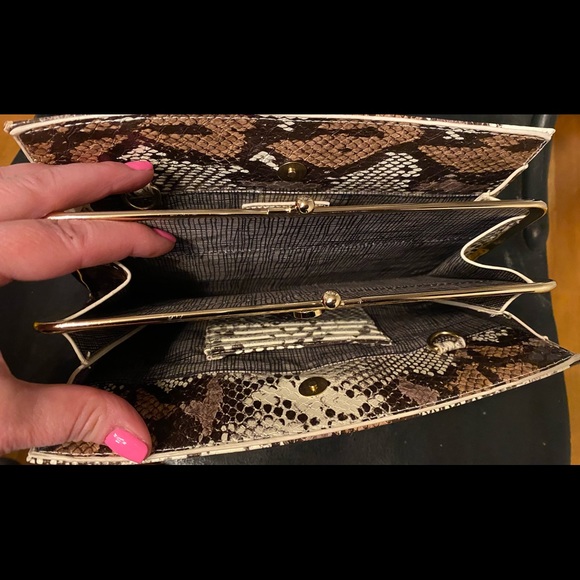 Urban Expressions clutch faux snake skin NWOT - Picture 3 of 5